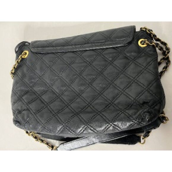 Black Italian Leather Marc Jacobs quilted leather vintage women's purse - Picture 8 of 8